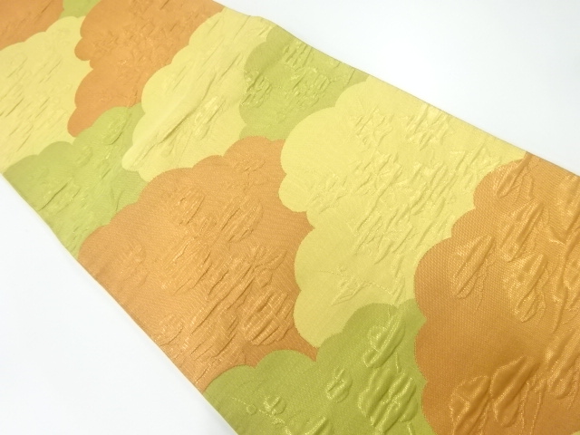 JAPANESE FUKURO OBI / MATELASSE / WOVEN UME